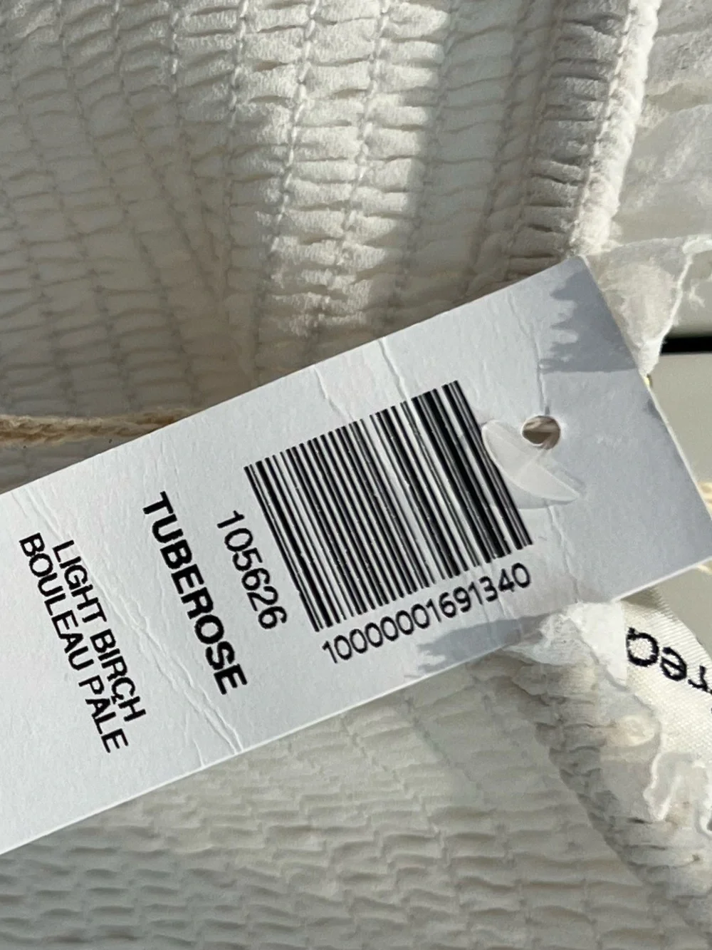 Aritzia Wilfred Tuberose - White Smocked Bodice Midi Dress - Picture 3 of 4